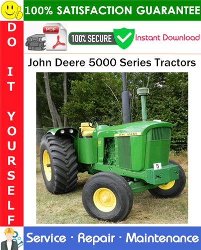 John Deere 5000 Series Tractors Service Repair Manual PDF Download