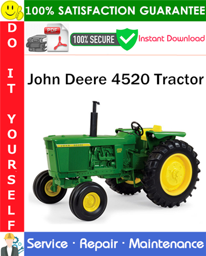 John Deere 4520 Tractor Service Repair Manual PDF Download