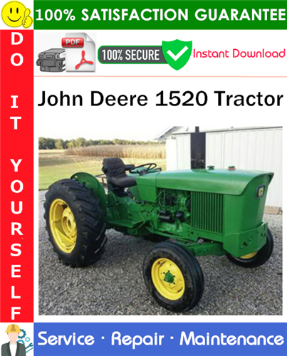 John Deere 1520 Tractor Service Repair Manual PDF Download