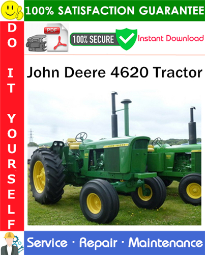 John Deere 4620 Tractor Service Repair Manual PDF Download