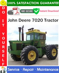 John Deere 7020 Tractor Service Repair Manual PDF Download
