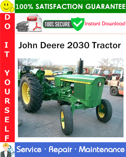 John Deere 2030 Tractor Service Repair Manual PDF Download