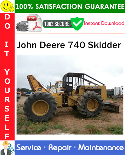 John Deere 740 Skidder Service Repair Manual PDF Download