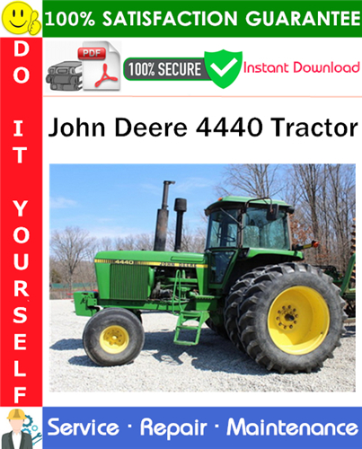 John Deere 4440 Tractor Service Repair Manual PDF Download