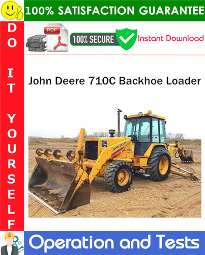 John Deere 710C Backhoe Loader Operation and Test
