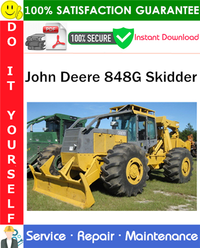 John Deere 848G Skidder Service Repair Manual