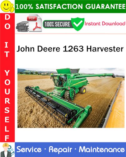 John Deere 1263 Harvester Service Repair Manual