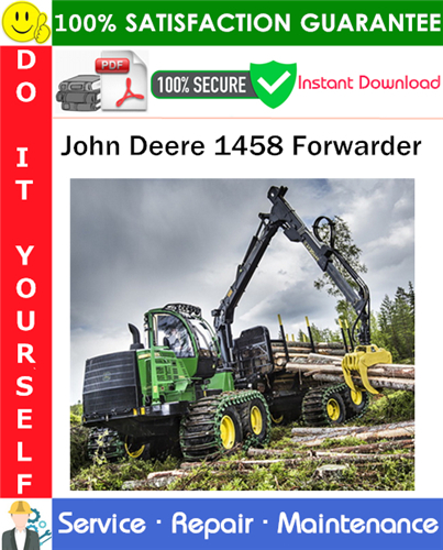 John Deere 1458 Forwarder Service Repair Manual