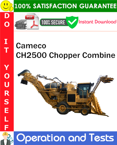 Cameco CH2500 Chopper Combine Operations and Tests