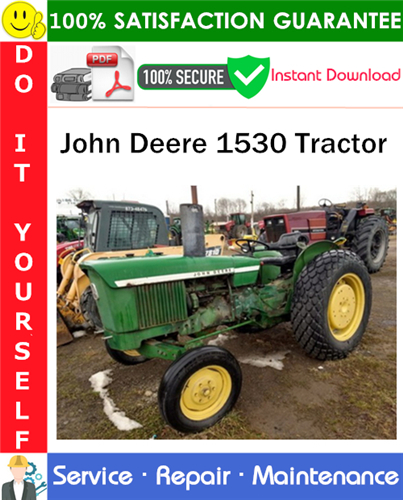John Deere 1530 Tractor Service Repair Manual