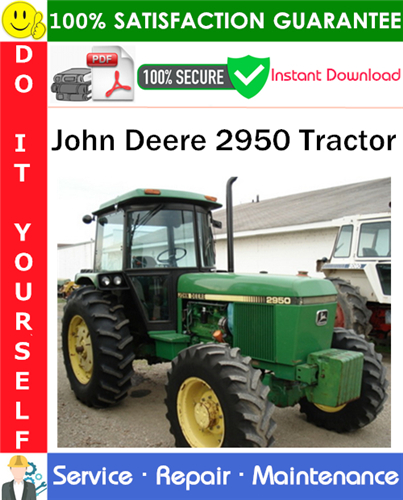 John Deere 2950 Tractor Service Repair Manual