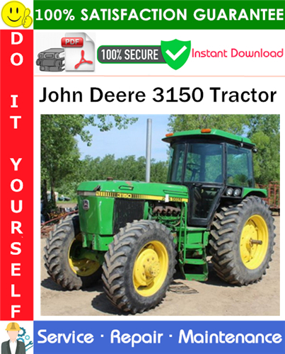 John Deere 3150 Tractor Service Repair Manual