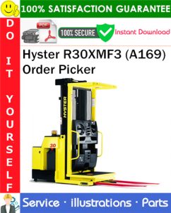 Hyster R30XMF3 (A169) Order Picker Parts Manual