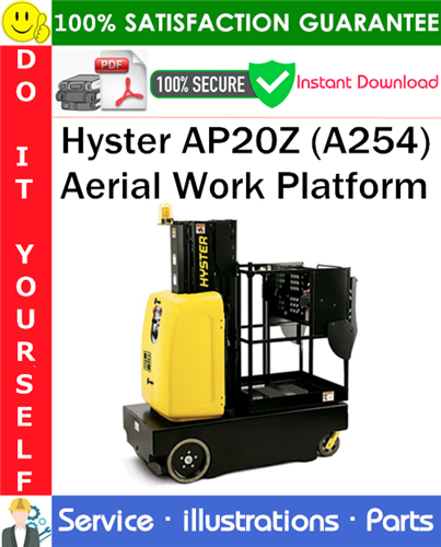 Hyster AP20Z (A254) Aerial Work Platform Parts Manual