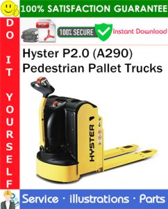 Hyster P2.0 (A290) Pedestrian Pallet Trucks Parts Manual