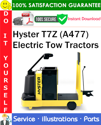 Hyster T7Z (A477) Electric Tow Tractors Parts Manual