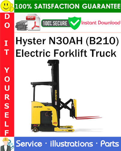 Hyster N30AH (B210) Electric Forklift Truck Parts Manual