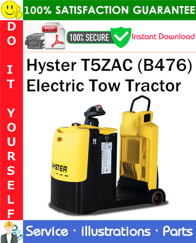 Hyster T5ZAC (B476) Electric Tow Tractor Parts Manual