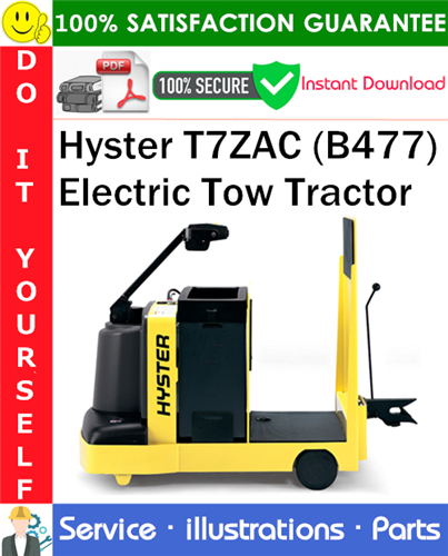Hyster T7ZAC (B477) Electric Tow Tractor Parts Manual