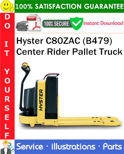 Hyster C80ZAC (B479) Center Rider Pallet Truck Parts Manual