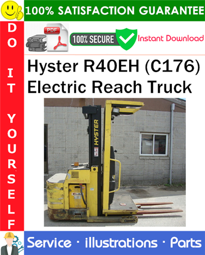 Hyster R40EH (C176) Electric Reach Truck Parts Manual