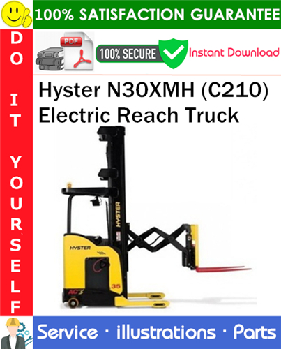 Hyster N30XMH (C210) Electric Reach Truck Parts Manual