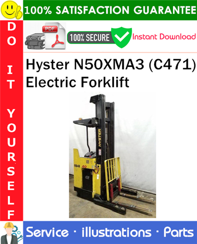 Hyster N50XMA3 (C471) Electric Forklift Parts Manual