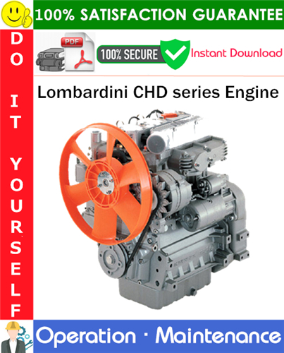 Lombardini CHD series Engine Operation & Maintenance Manual