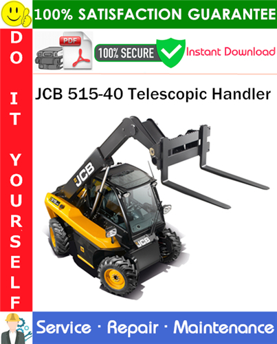 JCB 515-40 Telescopic Handler Service Repair Manual