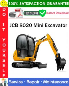 JCB 8020 Mini Excavator Service Repair Manual