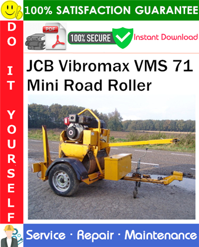 JCB Vibromax VMS 71 Mini Road Roller Service Repair Manual
