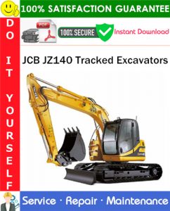 JCB JZ140 Tracked Excavators Service Repair Manual