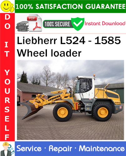 Liebherr L524 - 1585 Wheel loader Service Repair Manual