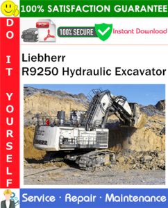 Liebherr R9250 Hydraulic Excavator Service Repair Manual