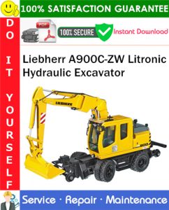 Liebherr A900C-ZW Litronic Hydraulic Excavator Service Repair Manual
