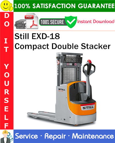 Still EXD-18 Compact Double Stacker Service Repair Manual