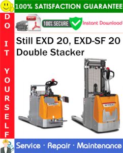 Still EXD 20, EXD-SF 20 Double Stacker Service Repair Manual