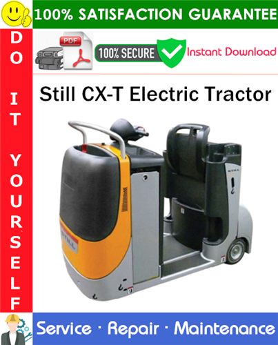 Still CX-T Electric Tractor Service Repair Manual