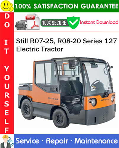 Still R07-25, R08-20 Series 127 Electric Tractor Service Repair Manual