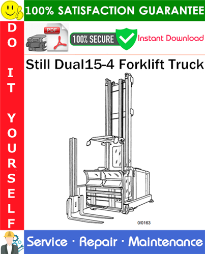 Still Dual15-4 Forklift Truck Service Repair Manual