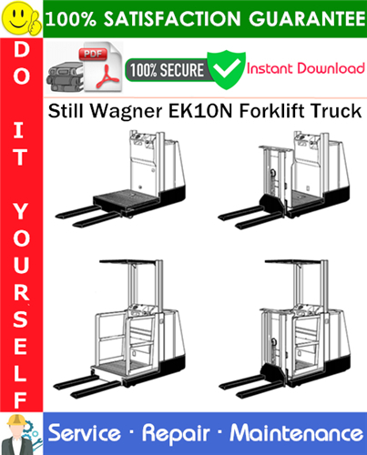 Still Wagner EK10N Forklift Truck Service Repair Manual