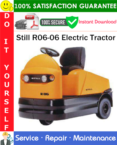 Still R06-06 Electric Tractor Service Repair Manual