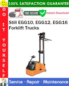 Still EGG10, EGG12, EGG16 Forklift Trucks Service Repair Manual