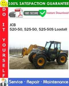 JCB 520-50, 525-50, 525-50S Loadall Service Repair Manual